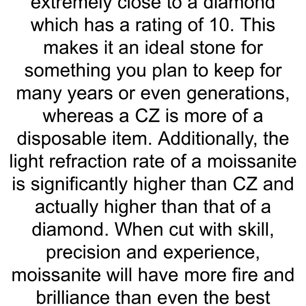 Grade D Moissanite - Picture 8 of 10